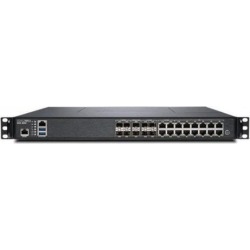 SonicWall NSA 3650 Network Security/Firewall Appliance - 16 Port - 1000Base-T, 10GBase-X Gigabit Ethernet - DES, 3DES, AES (128-bit), AES.