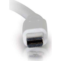 C2G 54414 Mini DisplayPort Extension Cable M/F - Digital Audio Video, White (6 Feet, 1.82 Meters)