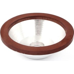 100mm Dia Bowl Shape Diamond Grinding Wheel Grinder 600 Grit Red