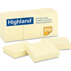 3M Highland Self-Sticking Note Pads