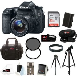 Canon EOS 70D DSLR Camera with 18-55mm IS STM Lens and 32GB Accessory Bundle