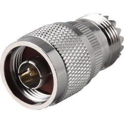 N Male to UHF Female Brass Coaxial Cable RF Connector Adapter 1pcs