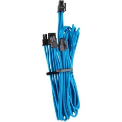 Corsair CP-8920253 Premium Individually Sleeved PCIe (Dual Connector) Cables Type 4 Gen 4 - Blue