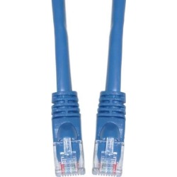 Cat6 Ethernet Patch Cable, Snagless/Molded Boot, 2 foot - Blue