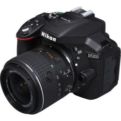 Nikon D5300 1522 Black Digital SLR Camera with 18-55mm Lens