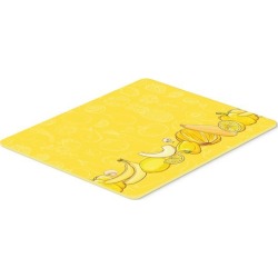 Fruits and Vegetables in Yellow Kitchen or Bath Mat 20x30 BB5134CMT