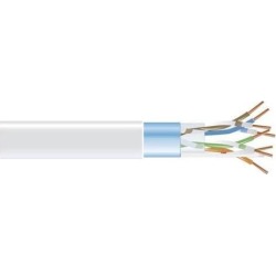 Black Box EVNSL0505A-1000 Cat5E 350-Mhz Solid Cable F/Utp Cm Wh 1000-Ft. Spool