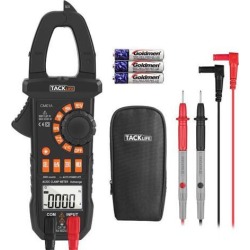 Multimeter, Tacklife CM01A Clamp Meter 4000 Counts Auto-Ranging Digital Tester