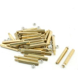 30Pcs M3x6mm Male to Female Thread Hex Standoff Spacer 30mm Body Length