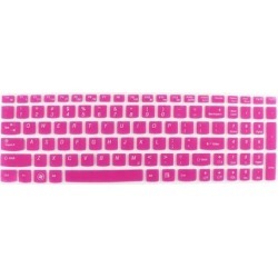 Unique Bargains Notebook PC Keyboard Protector Film Skin Fuchsia Clear for Lenovo Z560/B570/Y570