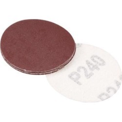 2-inch Hook and Loop Sanding Discs, 240-Grits Grinding Abrasive Aluminum Oxide Flocking Sandpaper for Random Orbital Sander 20pcs