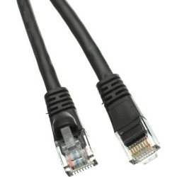Offex Cat6 Ethernet Patch Cable, Snagless/Molded Boot, 6 foot - Black