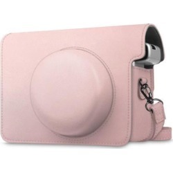 For Fujifilm Instax Wide 300 Instant Camera Case Bag Cover with Strap- Rose Gold