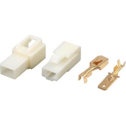 10 Sets Vehicle Circuit Latching Electrical Wire Connector Male Female Cable 6.3mm