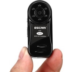 ESCAM Thumb QM10 Wifi Mini IP Camera HD P2P indoor Surveillance Night Vision Security wireless CCTV Camera Support TF SD Card