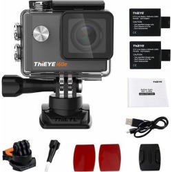 Thieye i60e 4K Wifi Action Camera 2' HD Screen 197FT Waterproof Video Sport Cam 170 Wide Angle APP Control with Full Accessories