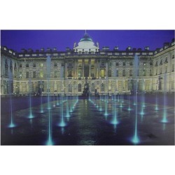 LED Lighted Famous Somerset House London Canvas Wall Art 15.75' x 23.5'