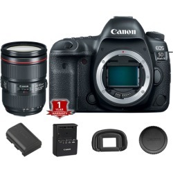 Canon EOS 5D Mark IV DSLR Camera (Body Only) (International Model) with 24-105mm f/4L II Lens Kit