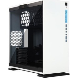In Win 303 White SECC Steel/Tempered Glass Case ATX Mid Tower, Dual Chambered/High Air Flow