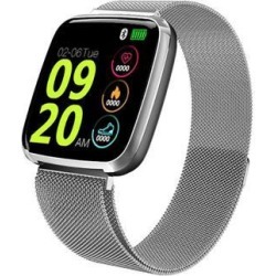 S7 Smart Watch Color Screen Sleep Heart Rate Monitor Sport Fitness Tracker Steel Silver