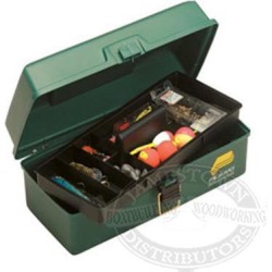 Plano 1 Tray 5 Comp Tackle Box Dk Grn 1001-03