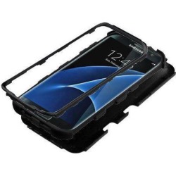 For Samsung GALAXY S7 EDGE Hybrid Rugged Shockproof Protective Case Cover BLACK