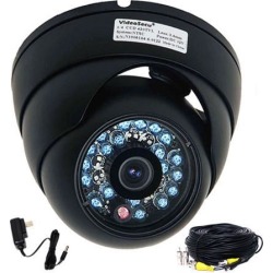 VideoSecu CCTV Surveillance Infrared Night Vision Weatherproof Outdoor Indoor Security Camera 1/3" CCD 480TVL 3.6mm Wide Angle View with Power and