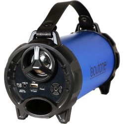 Boytone BT-40BL Portable Bluetooth Indoor/Outdoor Speaker 2.1 Hi-Fi Cylinder FM Built in Rechargeable Battery