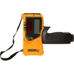 Johnson Level 40-6780 One-Sided Laser Detector w/Clamp for Line Generated Lasers with Pulse Feature