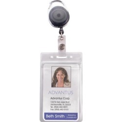 Advantus Badge Reel Holder Combo Pack