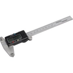 6-inch/150mm Inch/Metric Conversion 0.01mm Resolution LCD Screen Digital Caliper