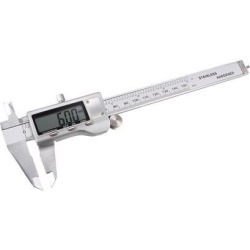 Digital Caliper 6 Inch 150mm Stainless Steel Measuring Tool for Outside Inside Depth