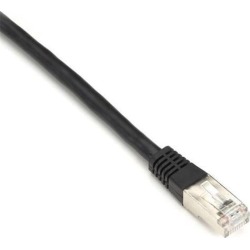 CAT6 250-MHz Shielded, Stranded Cable SSTP (PIMF), PVC, Black, 5-ft. (