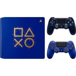 PlayStation 4 Days of Play Limited Edition 1TB Console with Extra 500 Million Limited Edition Dualshock 4 Wireless Controller