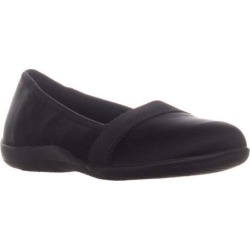 KS35 Natalie Slip On Flats, Black, 8 US