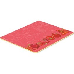 Fruits and Vegetables in Red Kitchen or Bath Mat 20x30 BB5133CMT