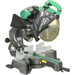 Hitachi C12RSH 12' Sliding Dual Compound Miter Saw with Laser Marker