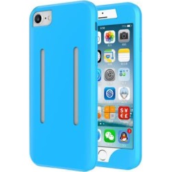 Sweatproof Elastic Armband Protect Case Gym Jogging Exercise Sports for iPhone 7 Black for iPhone 7 Plus Blue