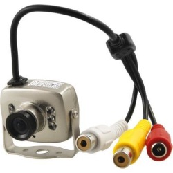 Unique Bargains Wired Micro Camera Mini Hidden CMOS Video Audio CCTV Cam 208C