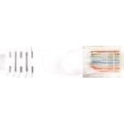 Black Box CAT5EPC-003-WH Black Box CAT5e Value Line Patch Cable, Stranded, White, 3-ft. (0.9-m) - Category 5e for Network Device - Patch Cable - 3.