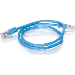 C2G 28707 Cat5e Cable - Snagless Shielded Ethernet Network Patch Cable, Blue (100 Feet, 30.48 Meters)