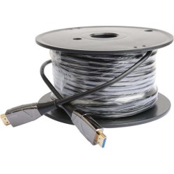 Tripp Lite Fiber Optic HDMI 2.0 (Active HDMI Cable), High Speed HDMI Cable, 4K, 60Hz, 4:4:4, 18 Gbps, 30 m. (98 ft.) Black (P568-30M-FBR)