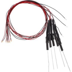 5pcs Prewired 0805 Pink Smd LED Light Emitting Diode - Dc 6-18v Micro Wired Soldered Mini LED Lights with Resistor
