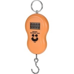 Electronic Digital Handle Spring Scale 50000g/10g ABS Portable Handheld Hanging Balance Weight for Fishing Kitchen Home Random Color