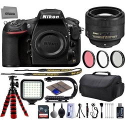 Nikon D810 36.3MP 1080p DSLR Camera with Nikon AF-S 85mm f/1.8G Portrait Lens Kit