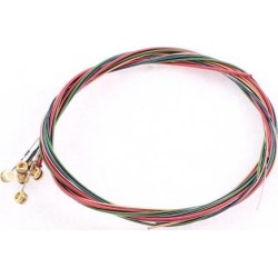 6Pcs Assorted Color Strings Set for Acoustic Folk Guitar