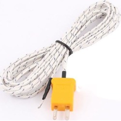 K Type Temperature Controller Thermocouple Probe Wire Lead -50 to +204C 300cm