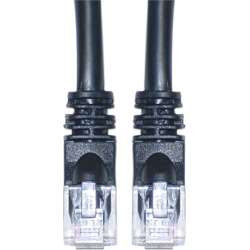 Cable Wholesale CAT5E UTP w/ Molded Boot 350MHz 50 foot - Black