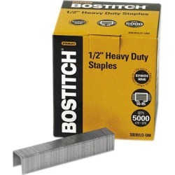 Stanley Bostitch SB351/25M Heavy-Duty Staples, 55- to 85-Sheet Capacity, 5,000/Box