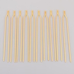 10Pcs Antique Alloy Hair Pin Sticks Chinese Hair Clips Bridal Wedding Golden